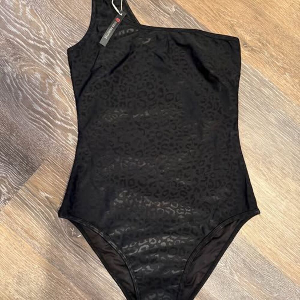 Born Primitive One Shoulder Leopard Print one piece